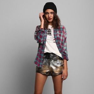 Rag Union x Urban Outfitters Leather Shorts